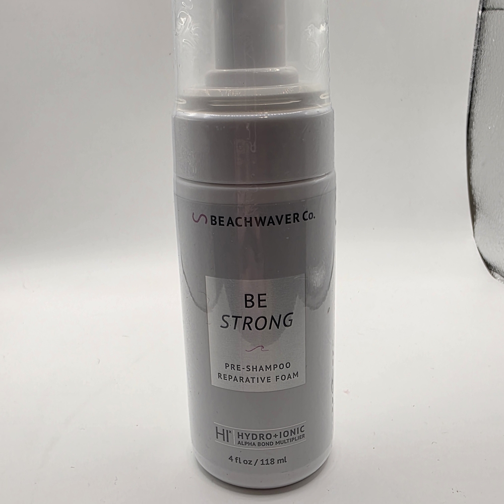 The Beachwaver Co. Be Strong Pre-Shampoo Reparative Foam- Brand New Still Sealed